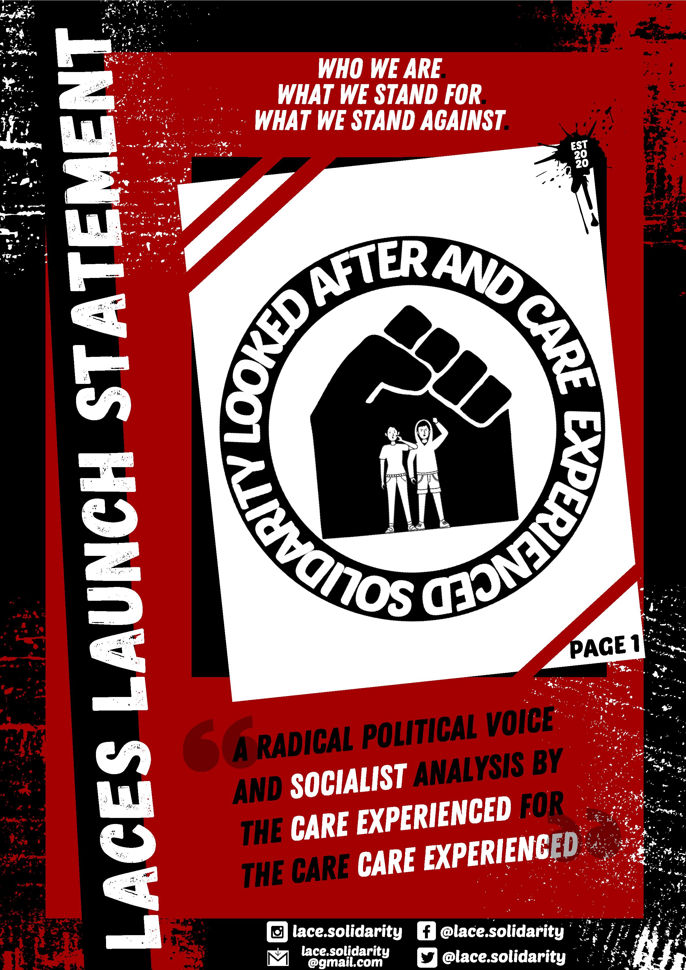 Looked After And Care Experienced Solidarity Launch Statement Pdf Host