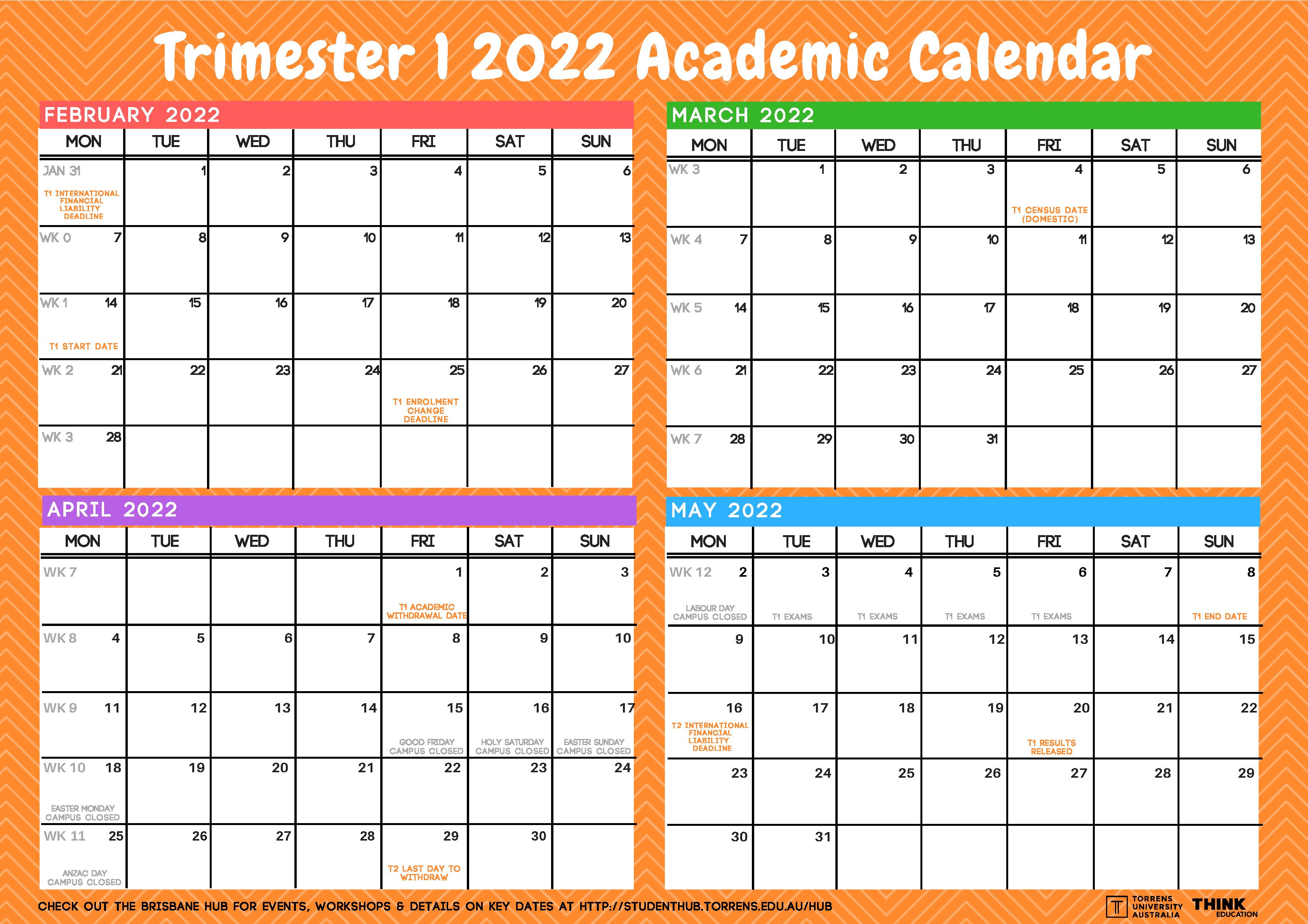 *do not edit* Trimester Academic Calendar PDF Host