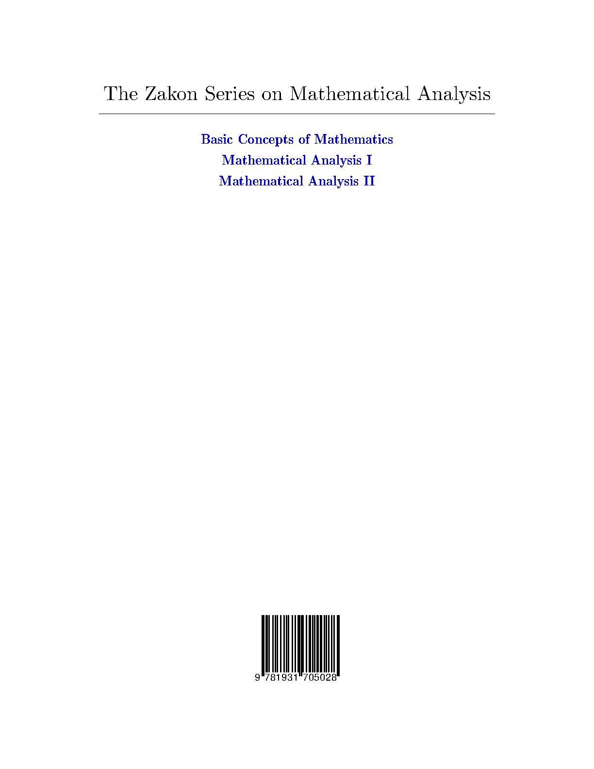 mathematical analysis essay topics