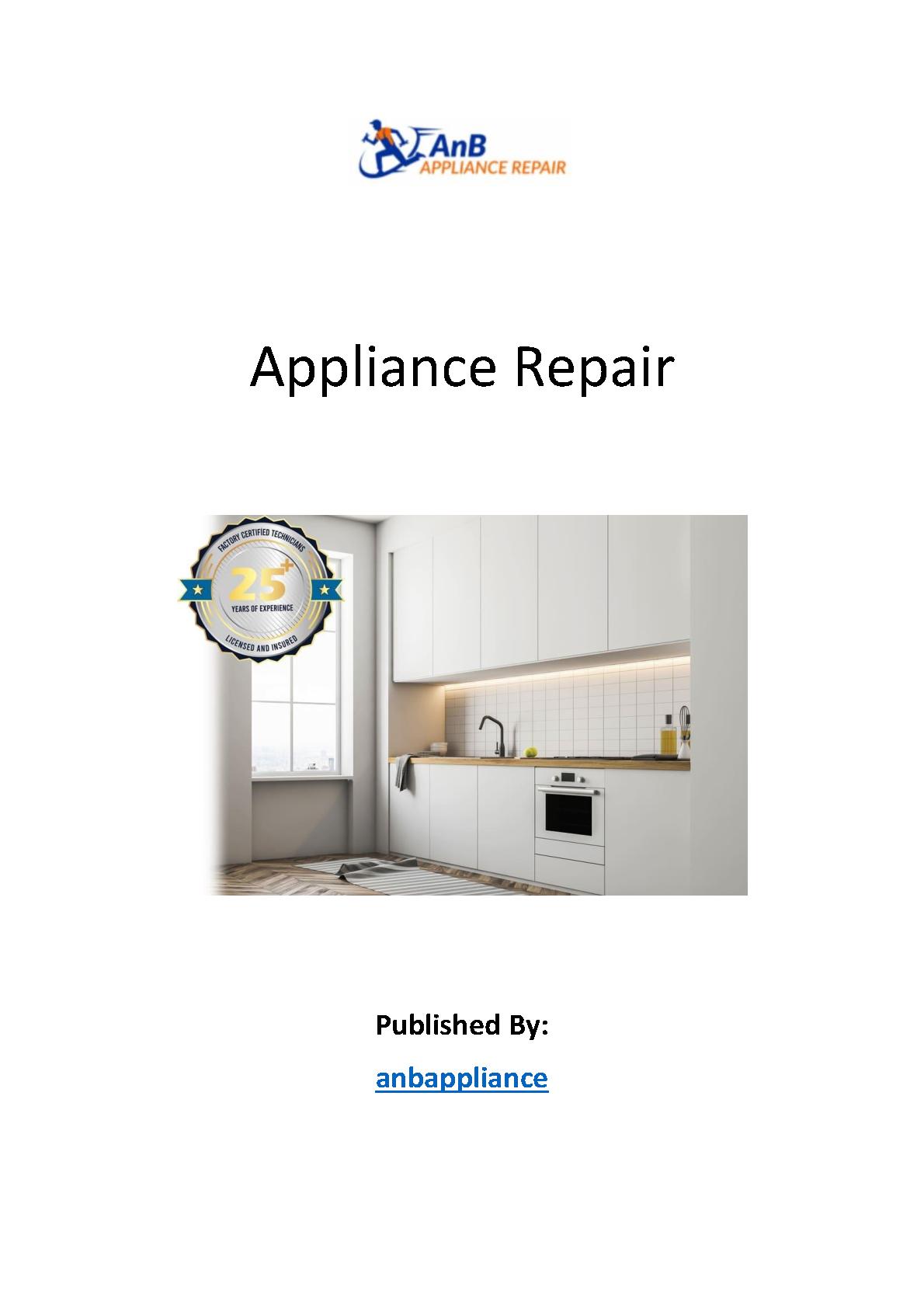Appliance Repair.pdf | PDF Host