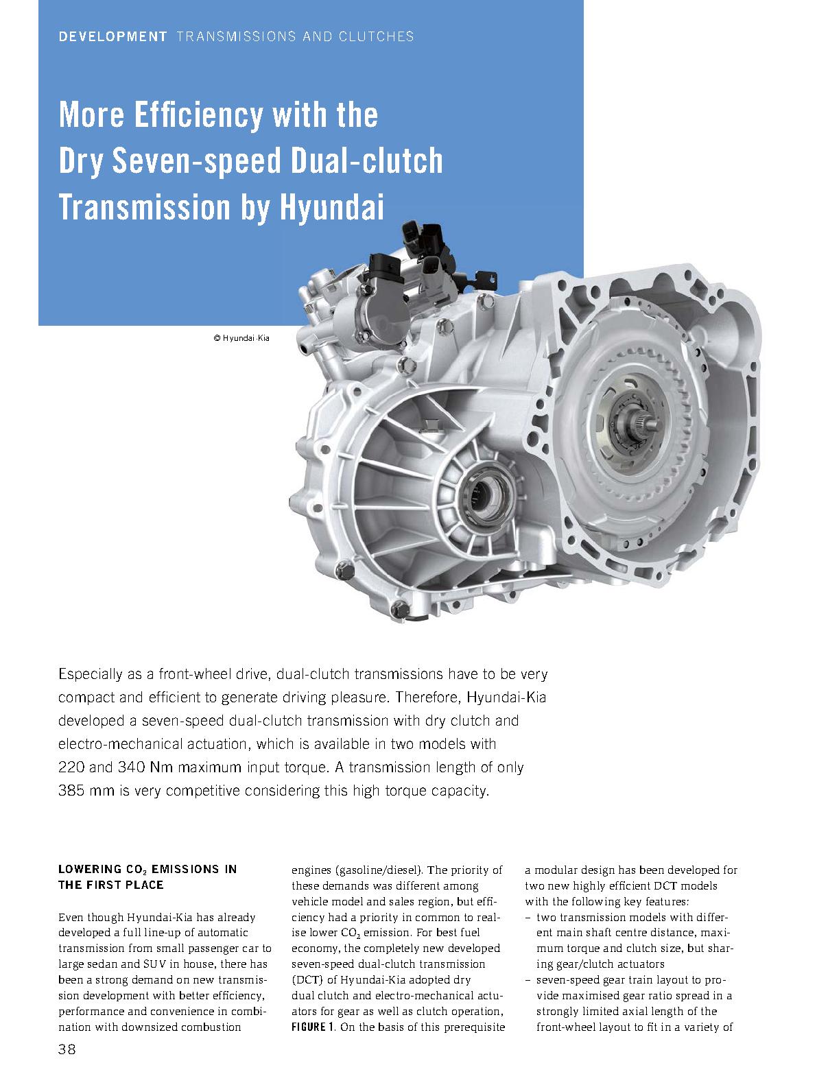 More Efficiency with the Dry Seven-speed Dual-clutch Transmission ...