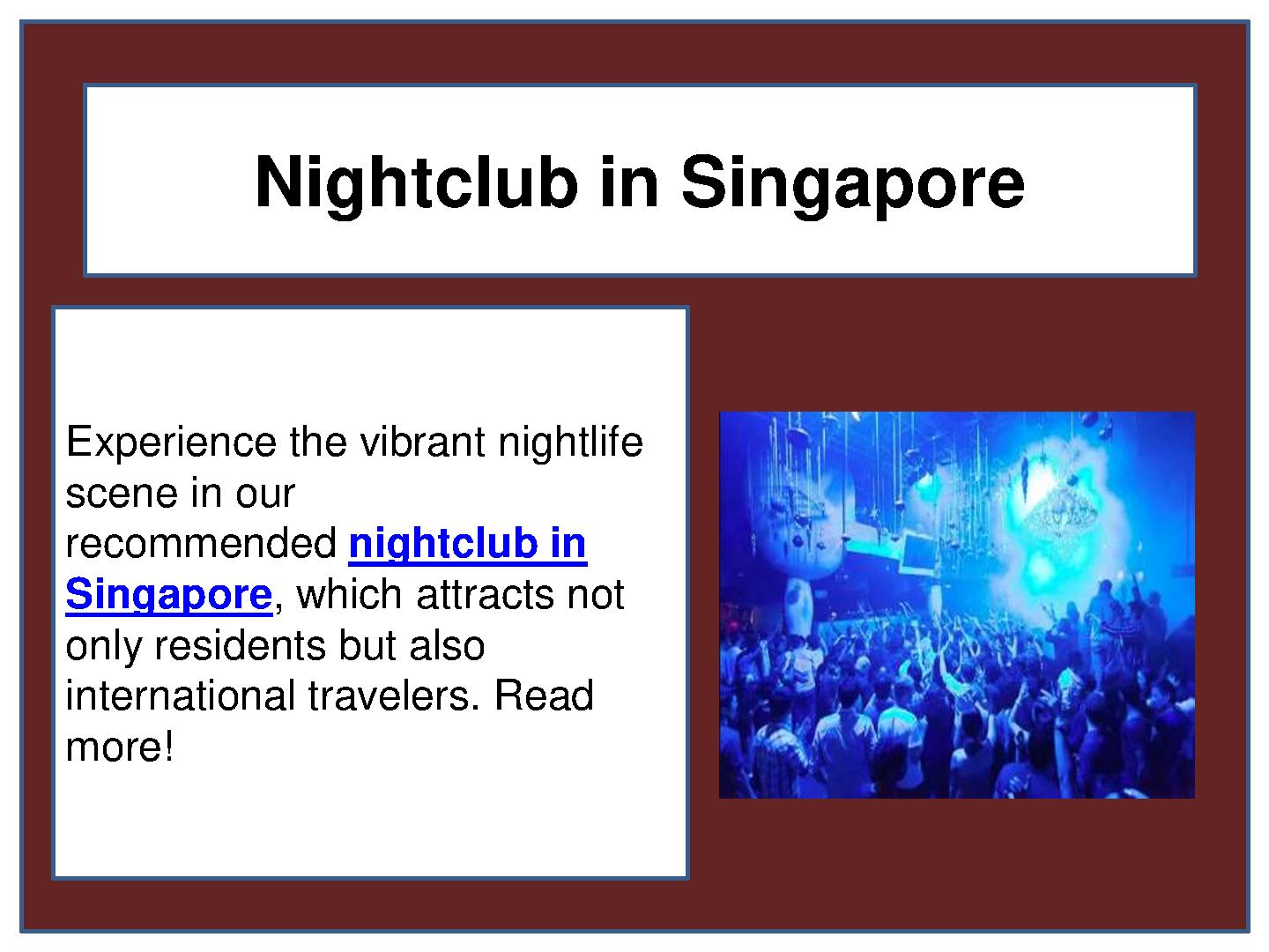 Nightclub in Singapore
