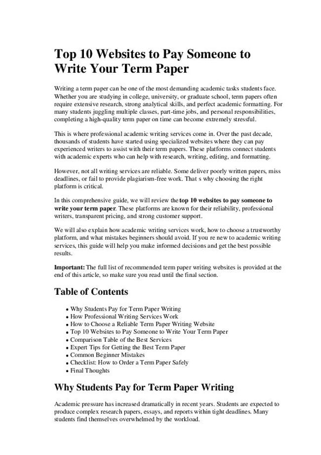 PDF document image preview