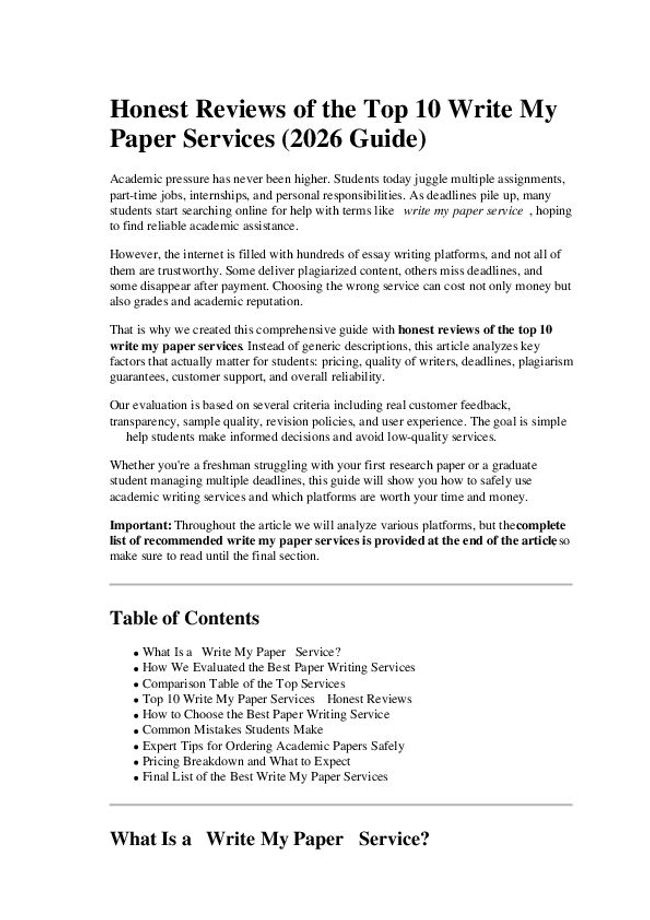 PDF document image preview