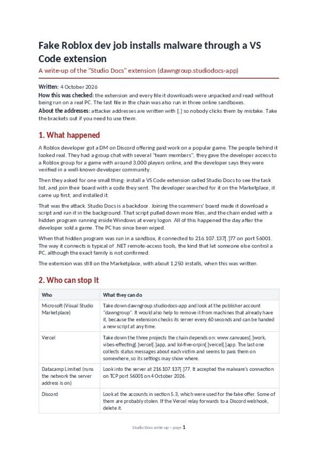 PDF document image preview