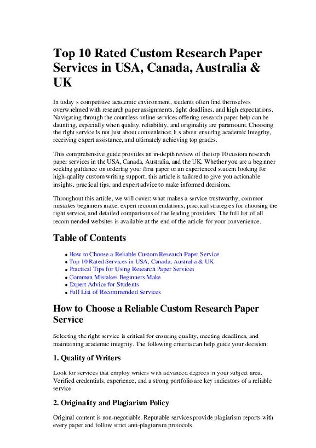 PDF document image preview