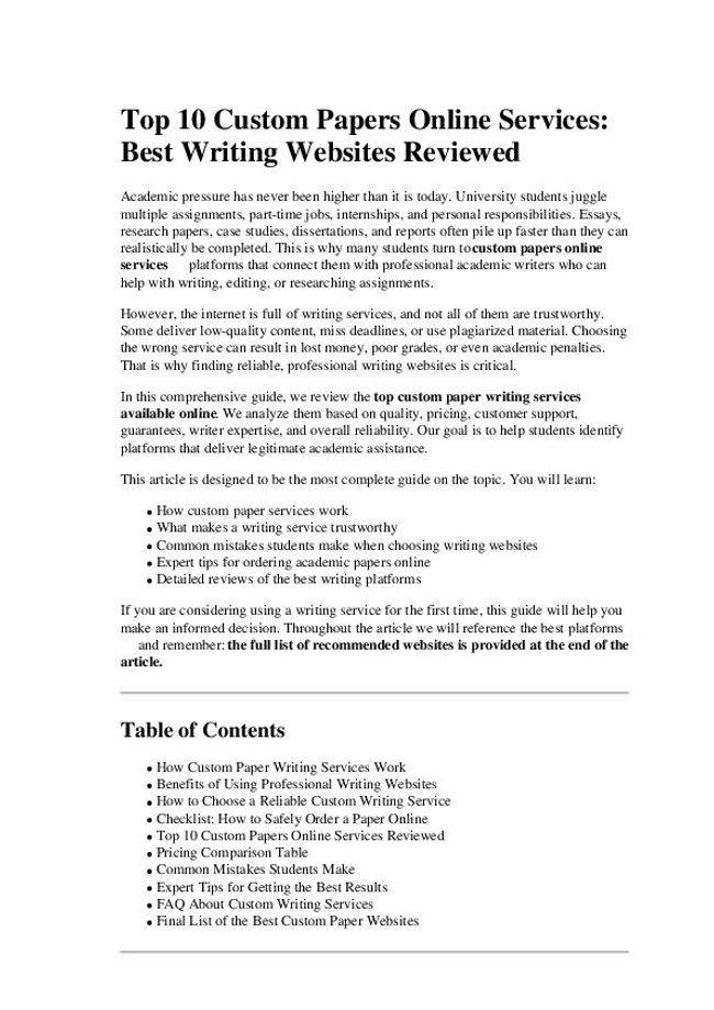 PDF document image preview