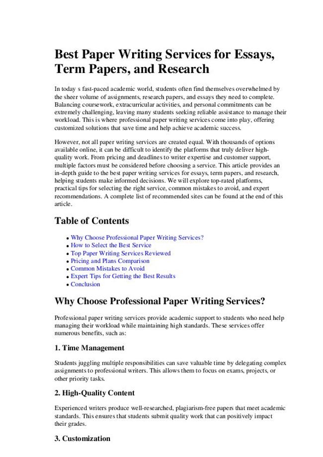 PDF document image preview