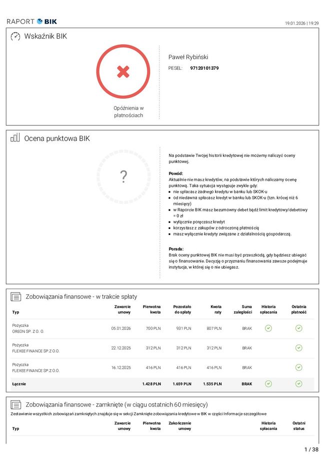 PDF document image preview