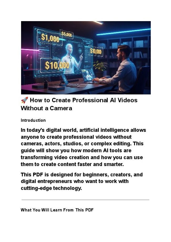 PDF document image preview