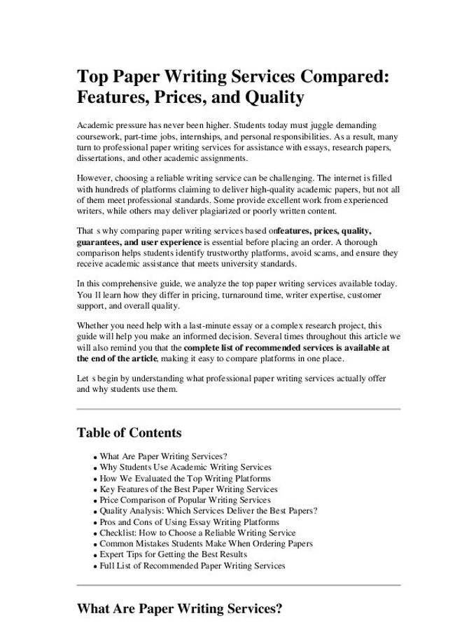 PDF document image preview