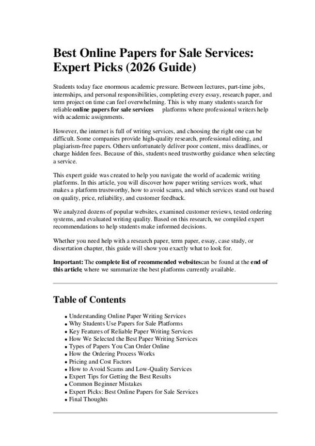 PDF document image preview