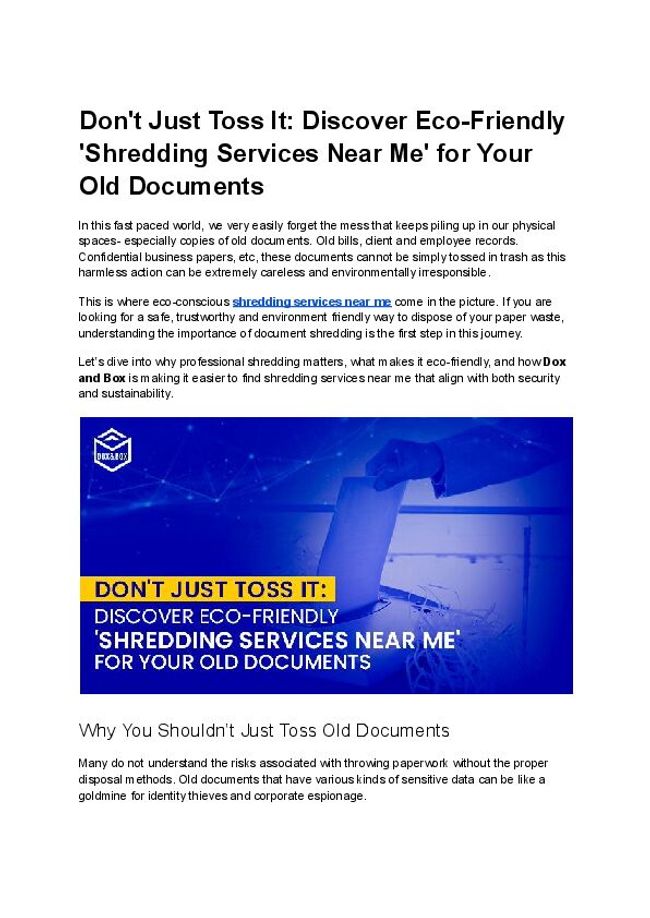 PDF document image preview