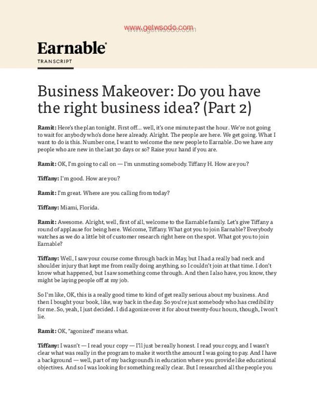 PDF document image preview