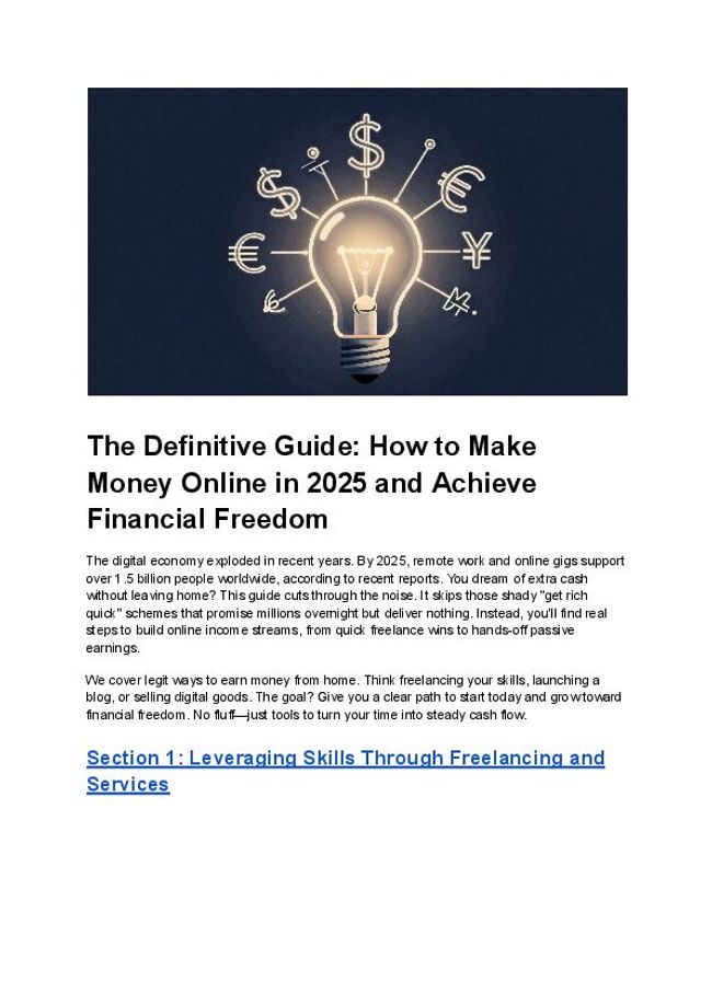 PDF document image preview