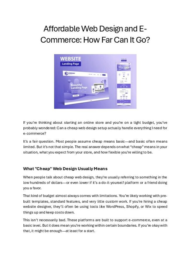 PDF document image preview