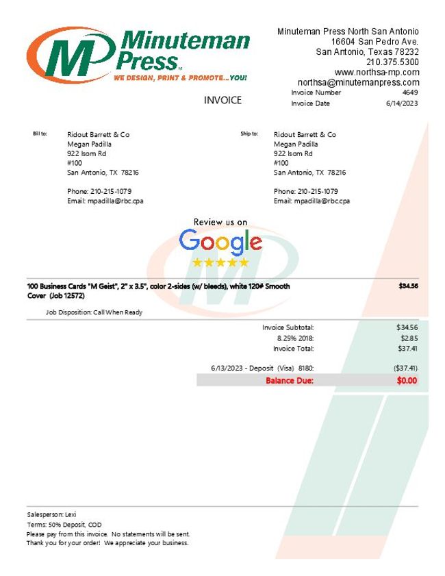 PDF document image preview