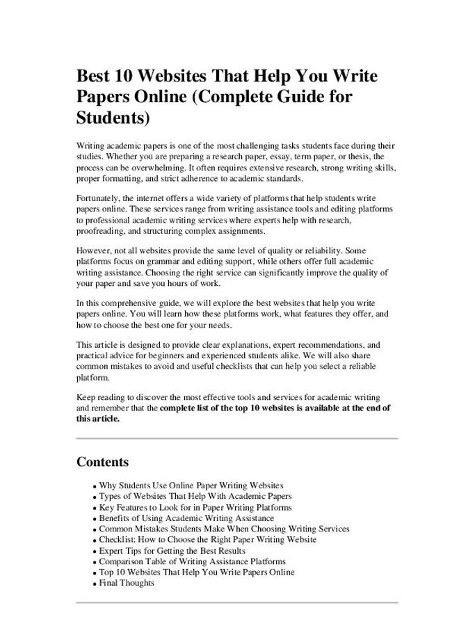 PDF document image preview