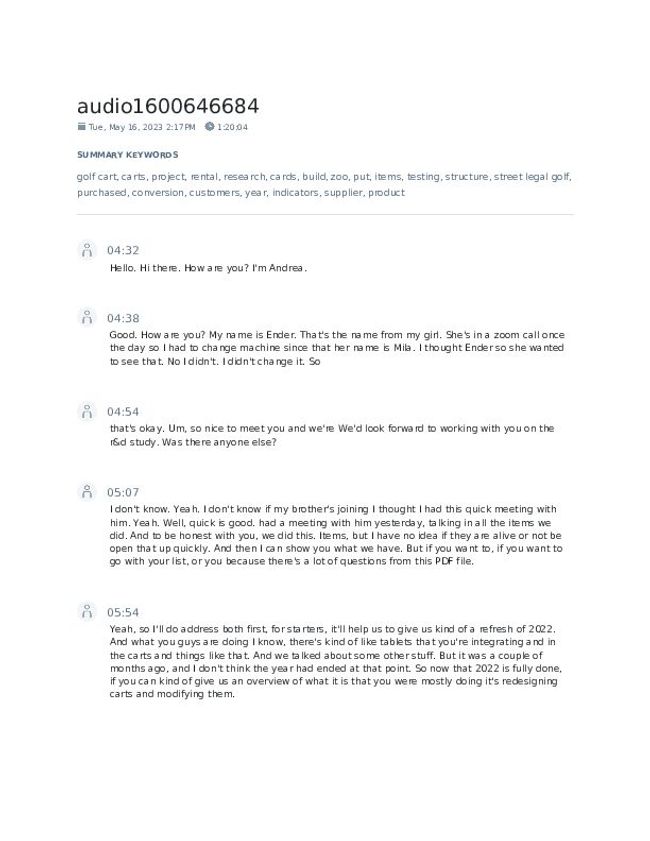 PDF document image preview