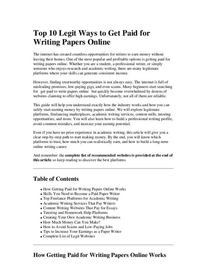 PDF document image preview