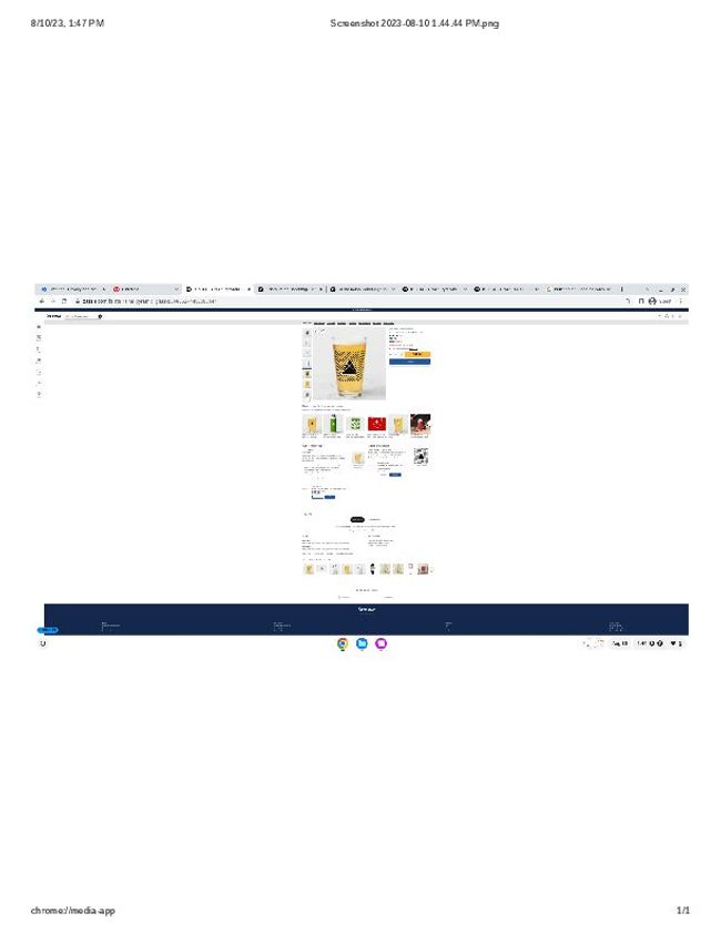 PDF document image preview