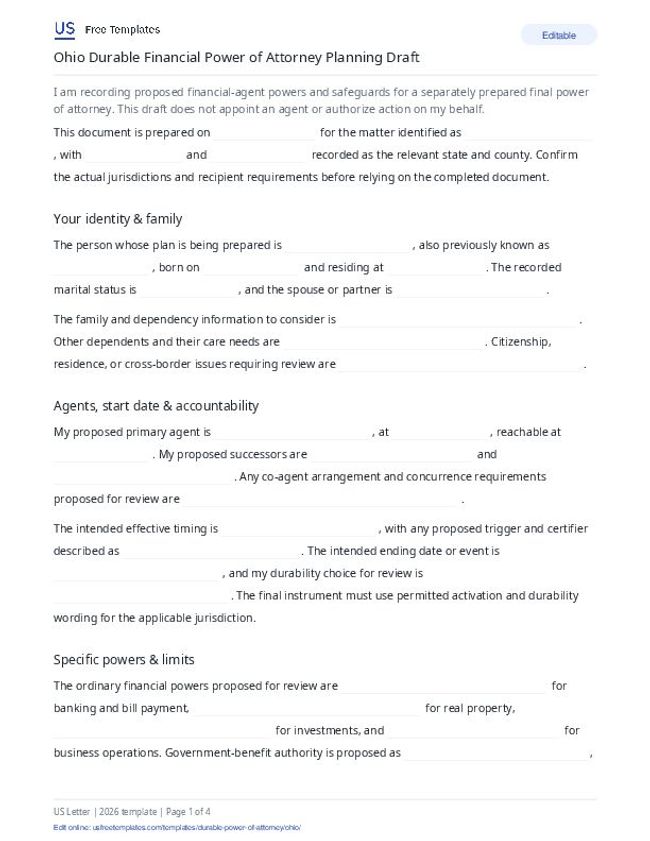 PDF document image preview