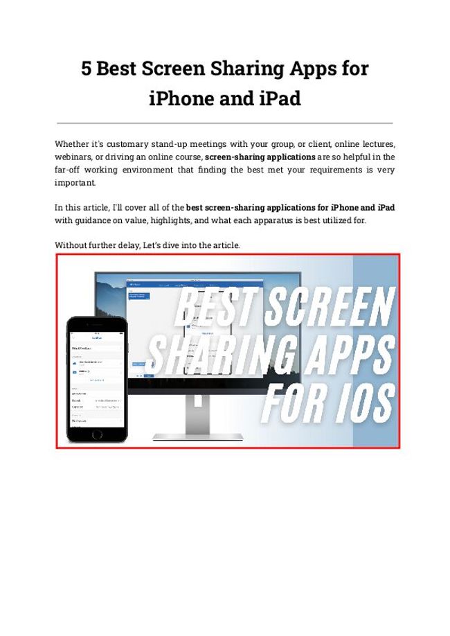 PDF document image preview
