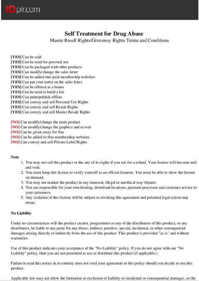 PDF document image preview