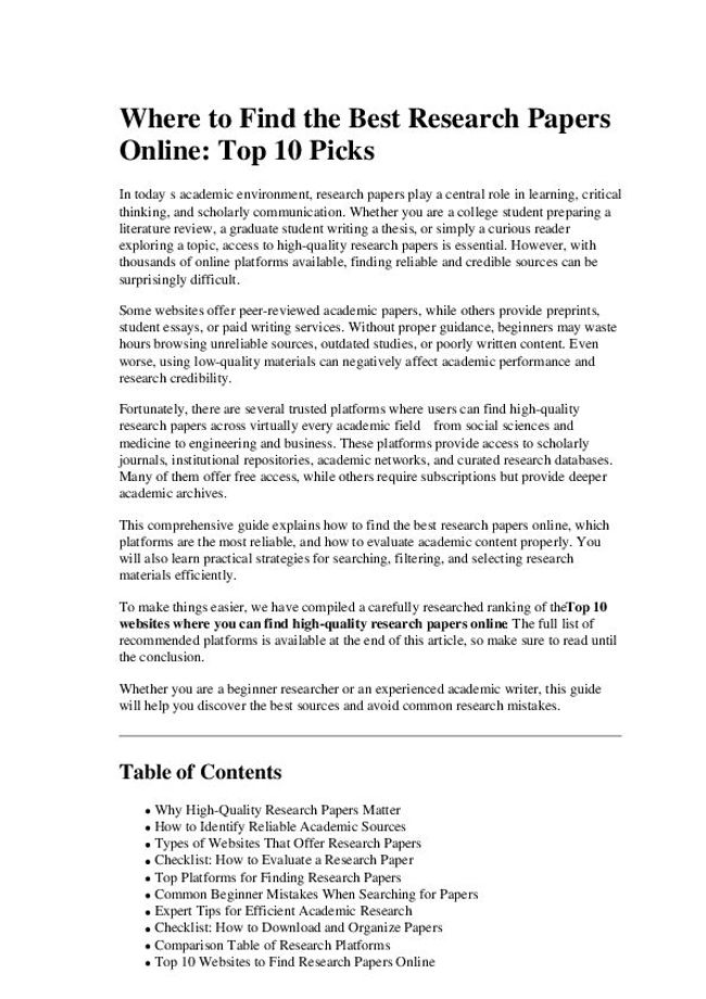 PDF document image preview