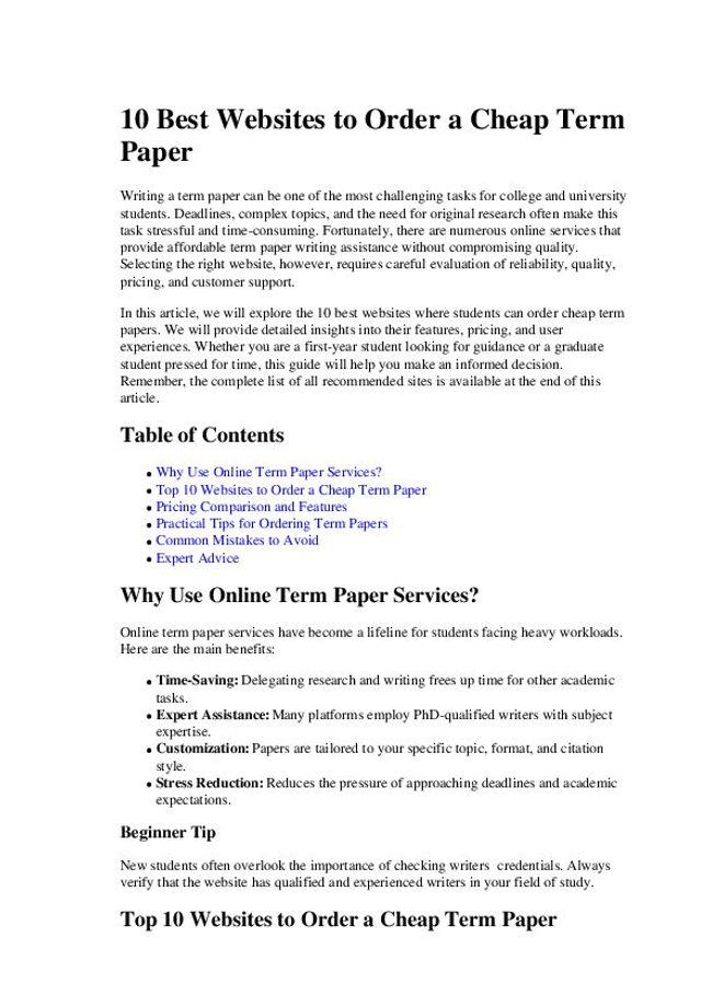 PDF document image preview