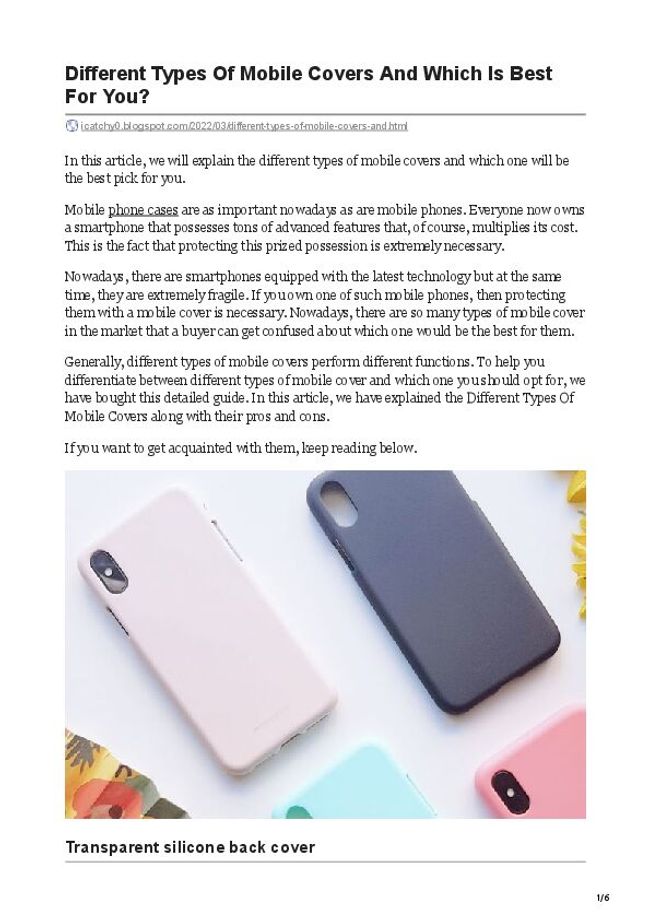 PDF document image preview