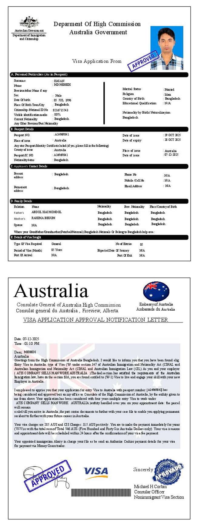 PDF document image preview