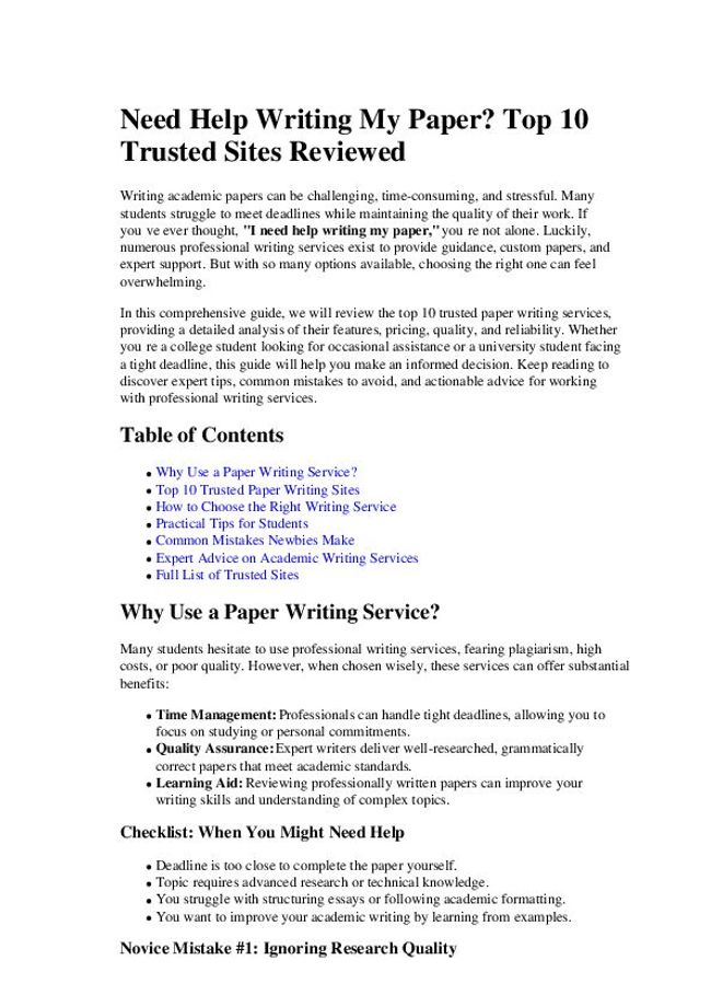 PDF document image preview