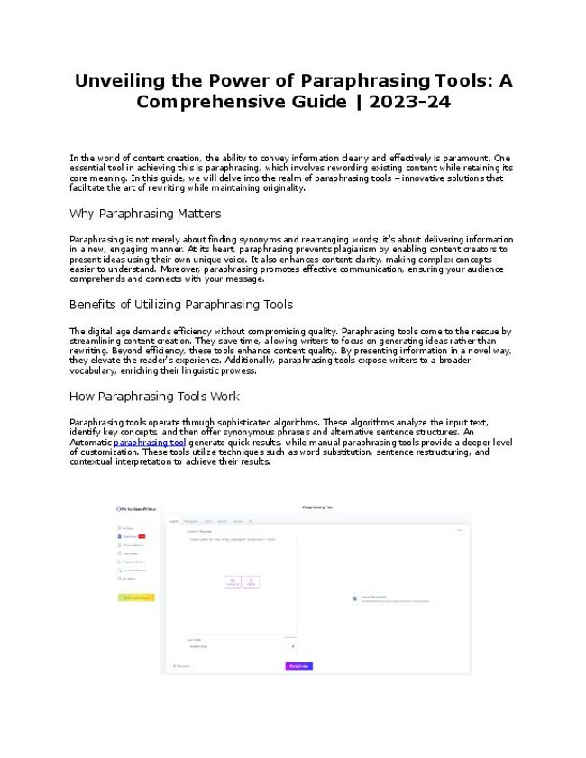 PDF document image preview
