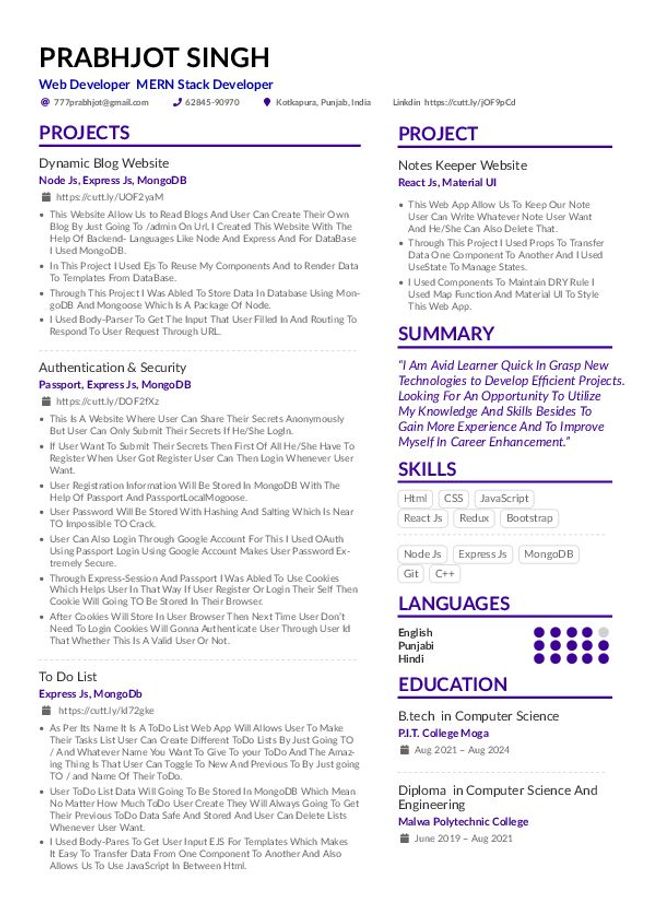 PDF document image preview