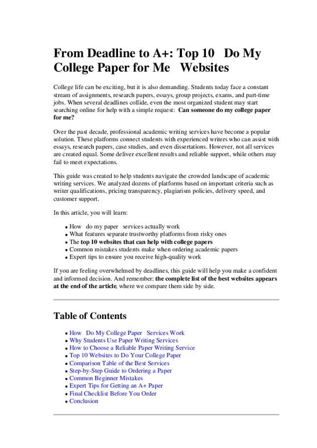 PDF document image preview