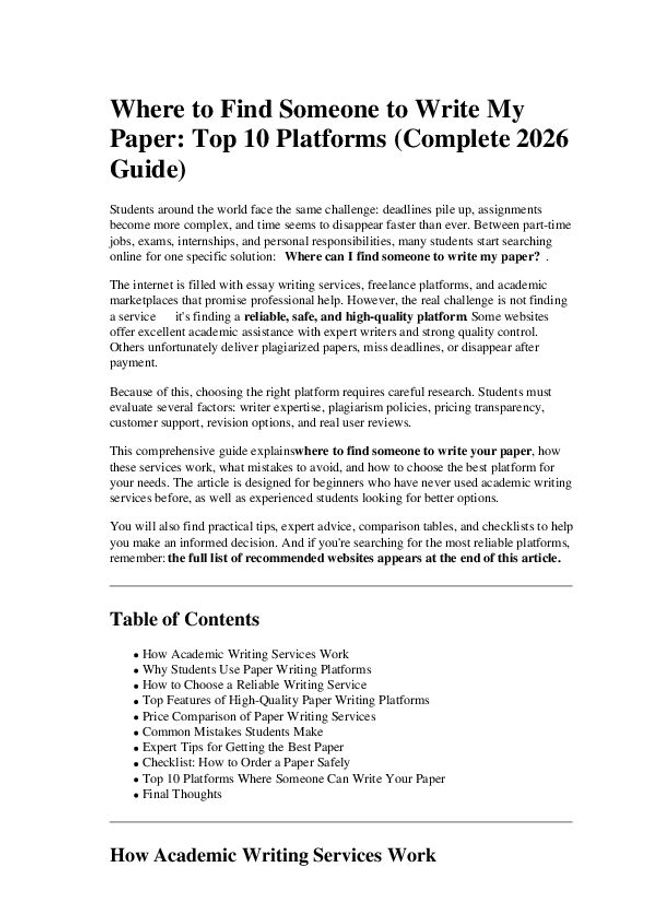 PDF document image preview