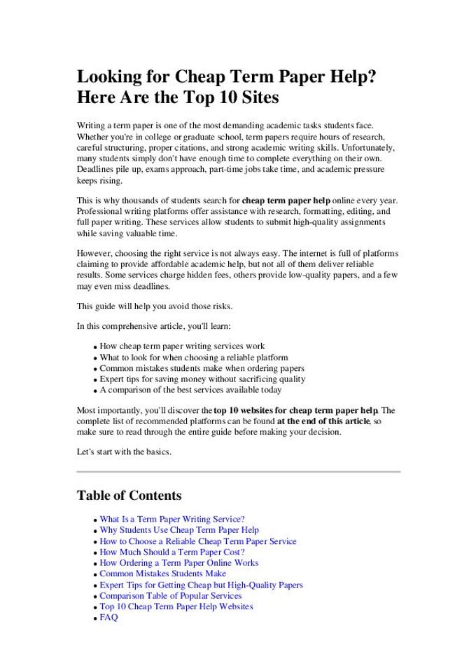 PDF document image preview