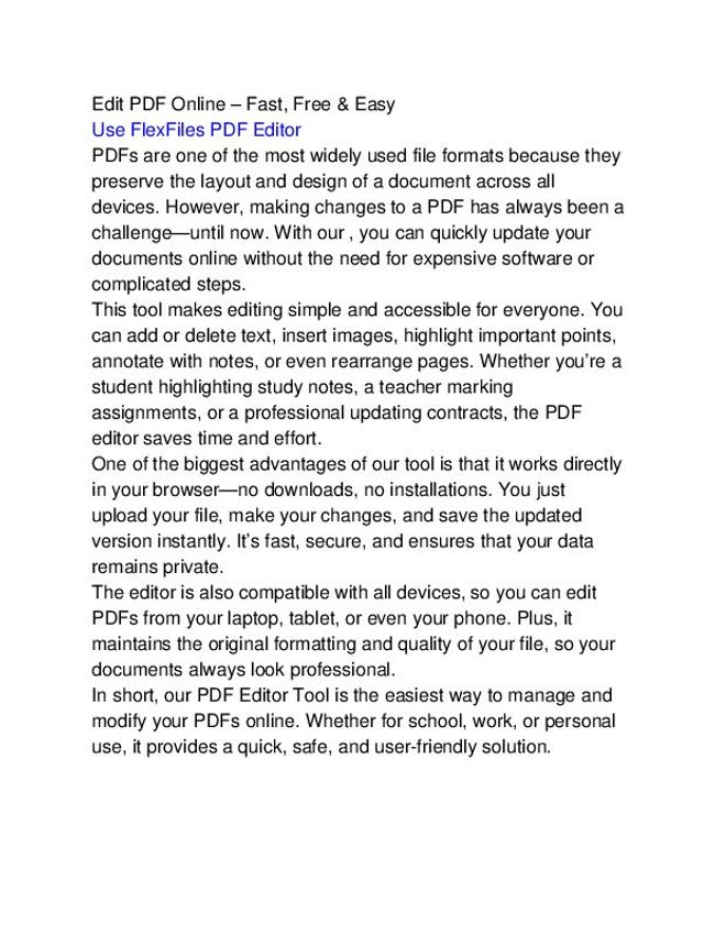 PDF document image preview